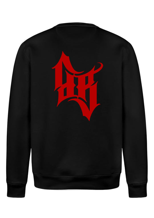 Crewneck Men BB22 Classic - Crossed Bones B/R