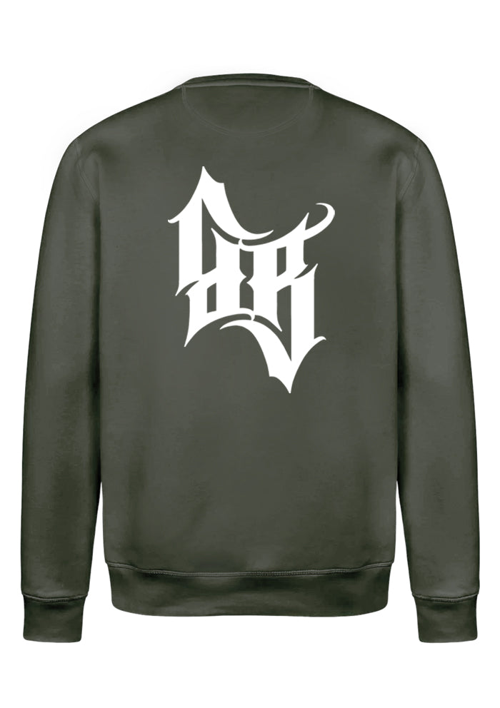 Crewneck Men BB22 Classic - Crossed Bones K/W