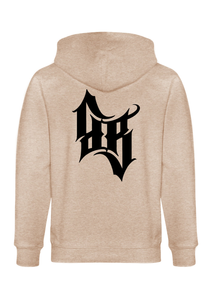 Hoodie-Jacke Men BB22 Heavy - Crossed Bones S/B