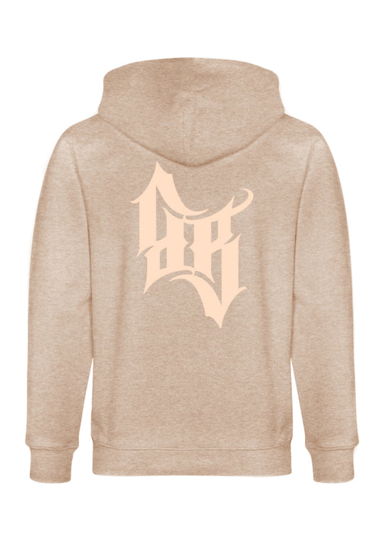 Hoodie-Jacke Men BB22 Heavy - Crossed Bones Sand/Sand