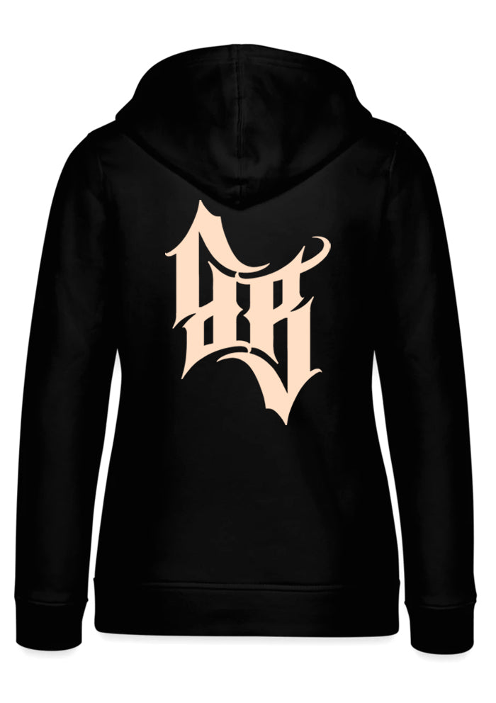 Hoodie Women BB22 Classic - Crossed Bones B/D
