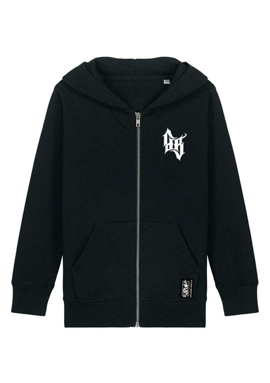 Little Bandits Hoodie-Jacke - Skull Bones B/WR