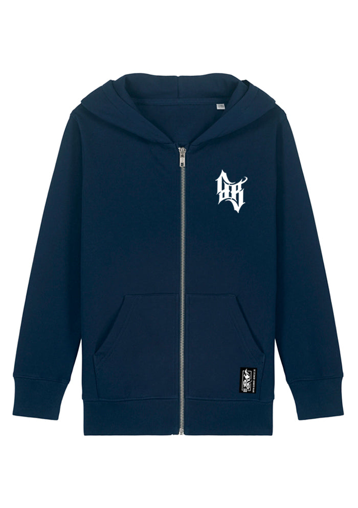 Little Bandits Hoodie-Jacke - Skull Bones N/W