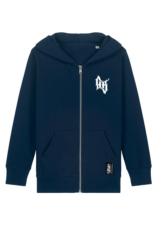Little Bandits Hoodie-Jacke - Skull Bones N/W