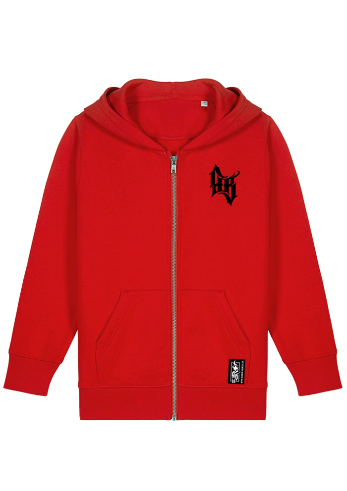 Little Bandits Hoodie-Jacke - Skull Bones R/B