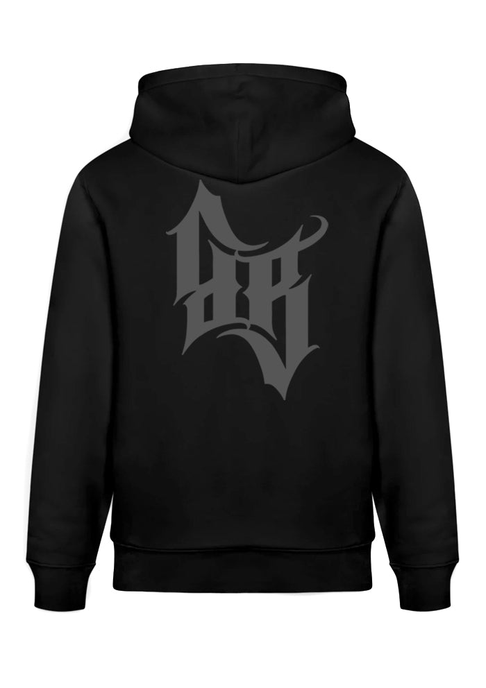 Hoodie Men BB22 Classic - Crossed Bones B/G