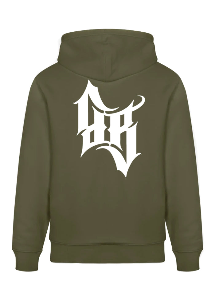 Hoodie Men BB22 Classic - Crossed Bones K/W