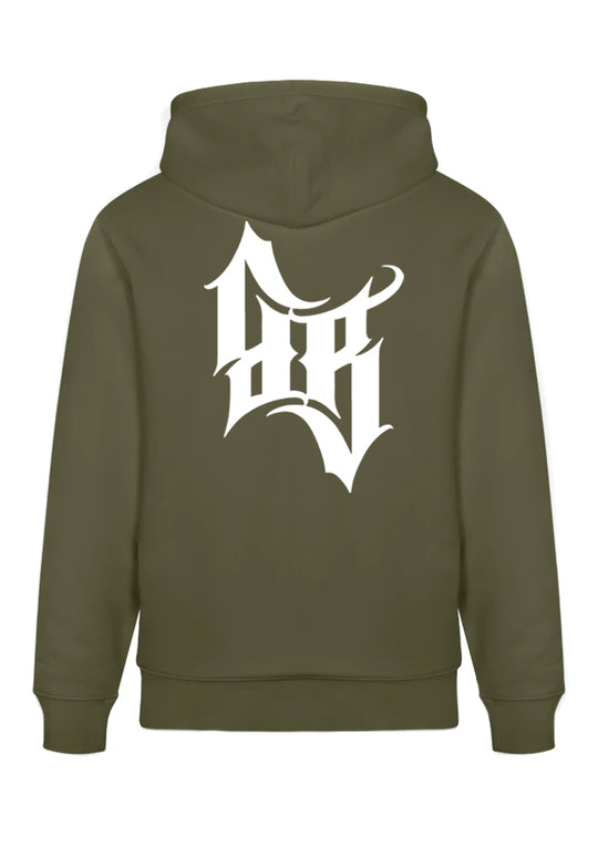 Hoodie Men BB22 Classic - Crossed Bones K/W