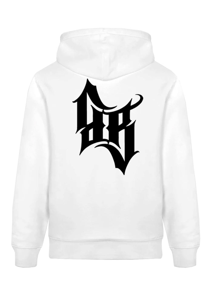 Hoodie Men BB22 Classic - Crossed Bones W/B