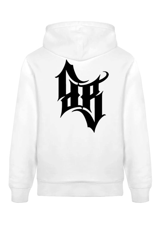 Hoodie Men BB22 Classic - Crossed Bones W/B