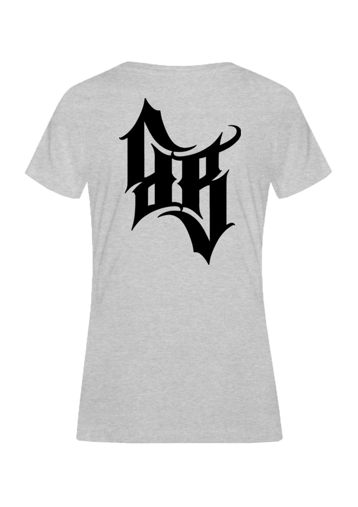 T-Shirt Women BB22 - Crossed Bones G/B