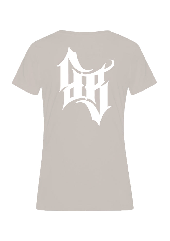 T-Shirt Women BB22 - Crossed Bones O/W
