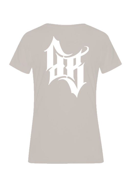 T-Shirt Women BB22 - Crossed Bones O/W