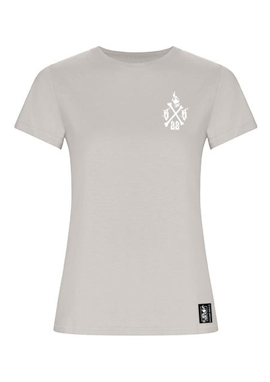 T-Shirt Women BB22 - Crossed Bones O/W