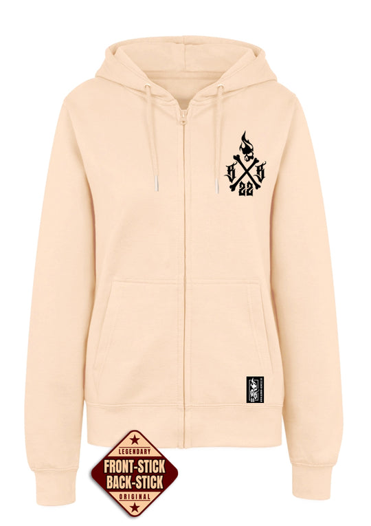 Hoodie-Jacke Women BB22 Heavy - Crossed Bones S/B