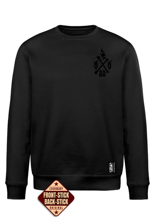 Crewneck Men BB22 Classic - Crossed Bones B/B