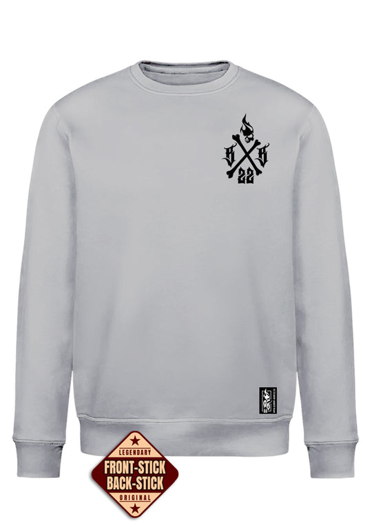 Crewneck Men BB22 Classic - Crossed Bones G/B