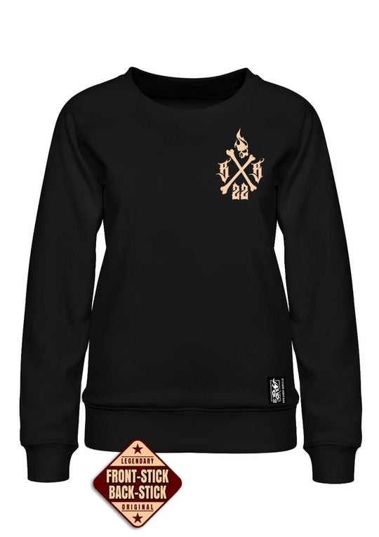 Crewneck Women BB22 Classic - Crossed Bones B/D