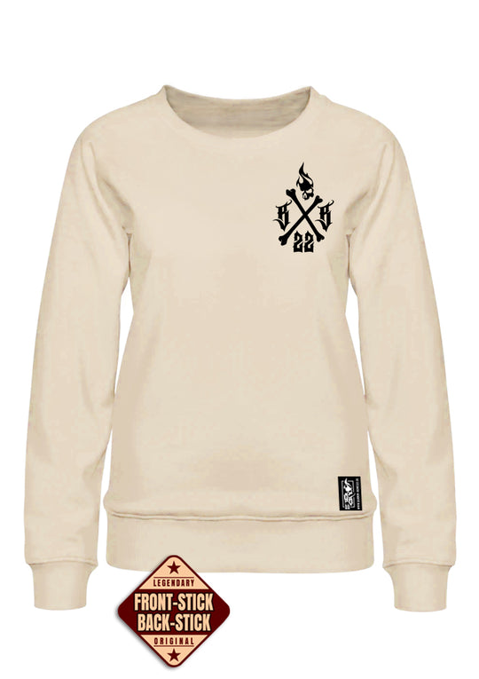 Crewneck Women BB22 Classic - Crossed Bones S/B