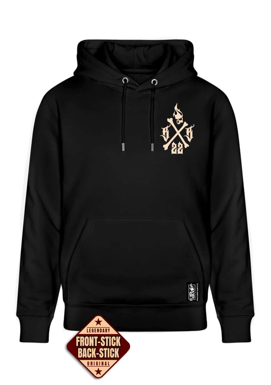 Hoodie Men BB22 Classic - Crossed Bones B/D