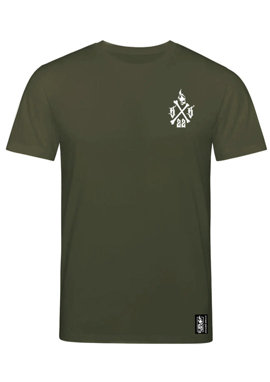 T-Shirt Men BB22 - Crossed Bones K/W