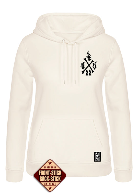 Hoodie Women BB22 Classic - Crossed Bones S/B