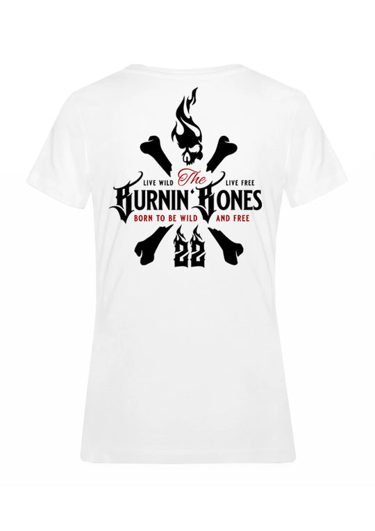 T-Shirt Women BB22 - Skull Bones W/RBR