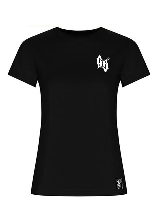 T-Shirt Women BB22 - Skull Bones B/WR