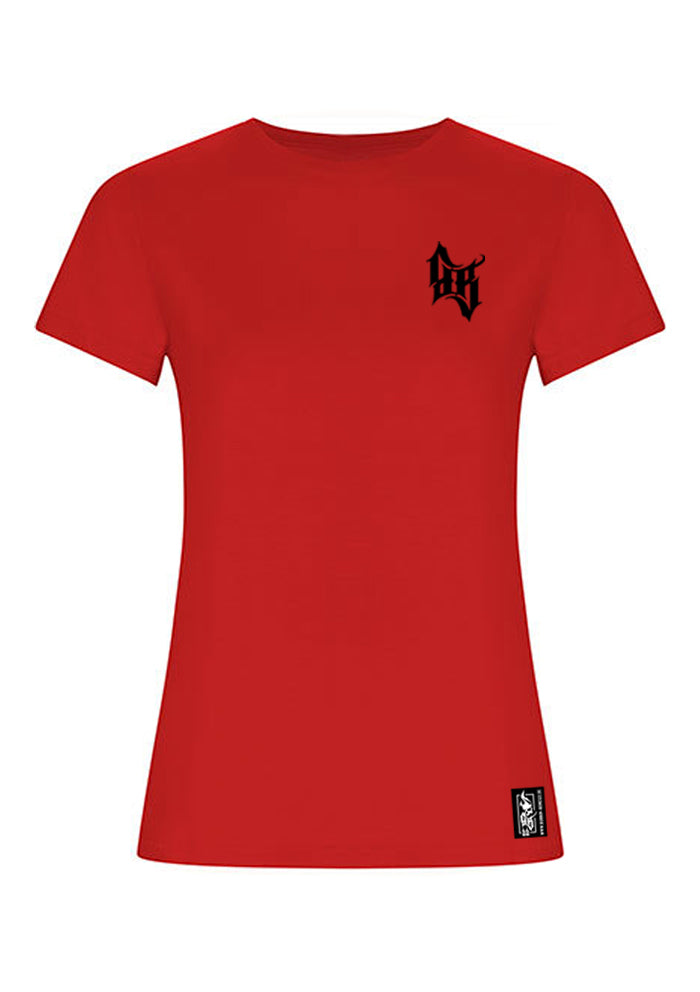 T-Shirt Women BB22 - Skull Bones R/B
