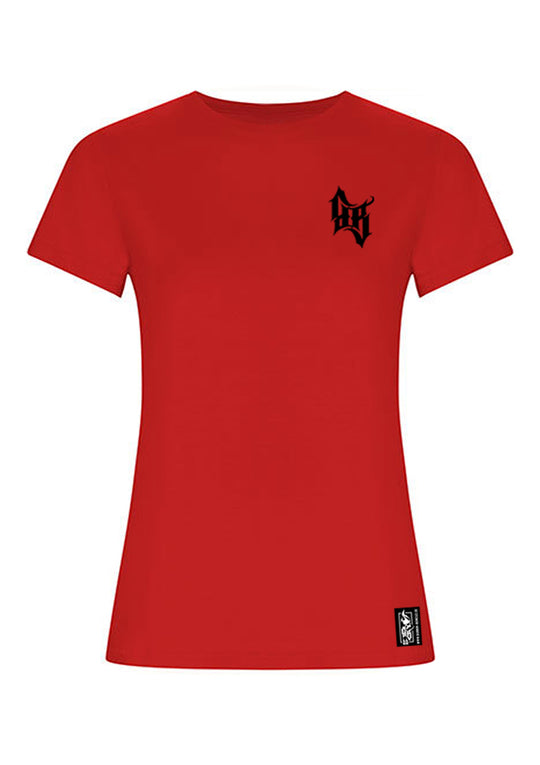 T-Shirt Women BB22 - Skull Bones R/B