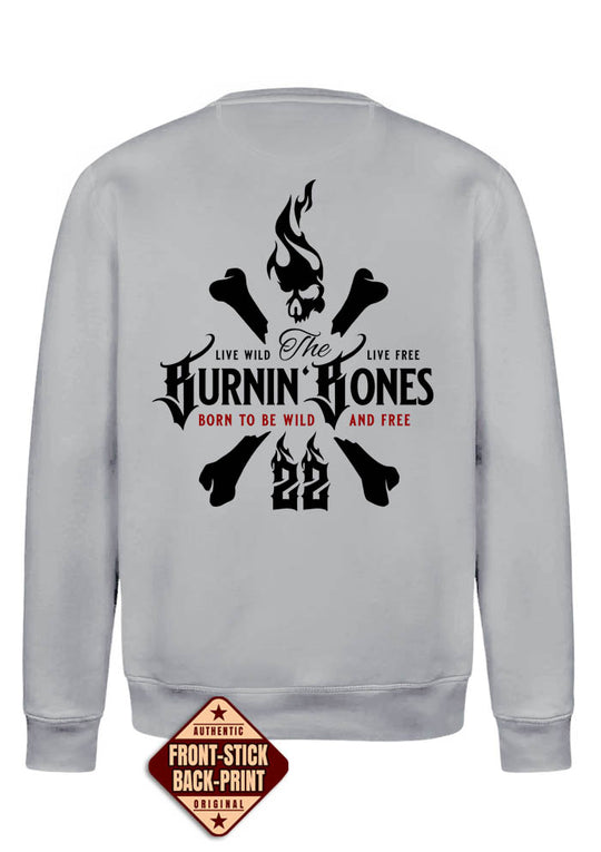 Crewneck Men BB22 Classic - Skull Bones G/BR