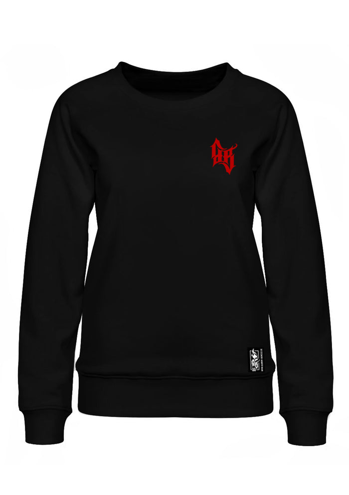 Crewneck Women BB22 Classic - Skull Bones B/R