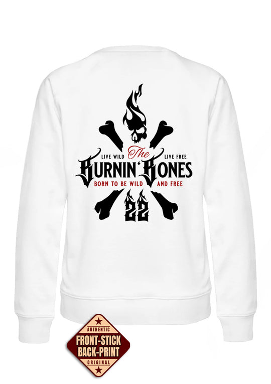 Crewneck Women BB22 Classic - Skull Bones W/RBR