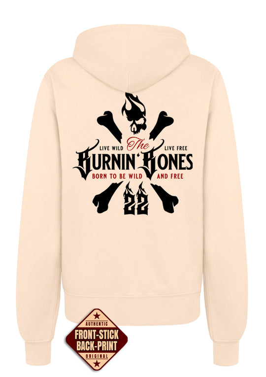 Hoodie-Jacke Women BB22 Heavy - Skull Bones S/RBR