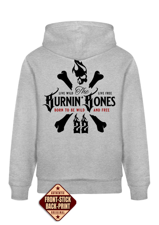 Hoodie Men BB22 Classic - Skull Bones G/BR