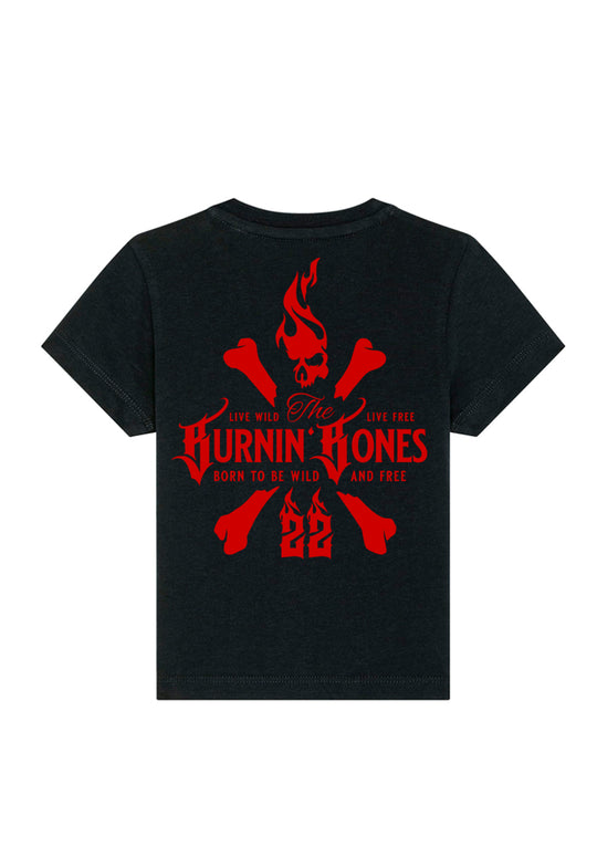 Baby Bandits T-Shirt - Skull Bones B/R
