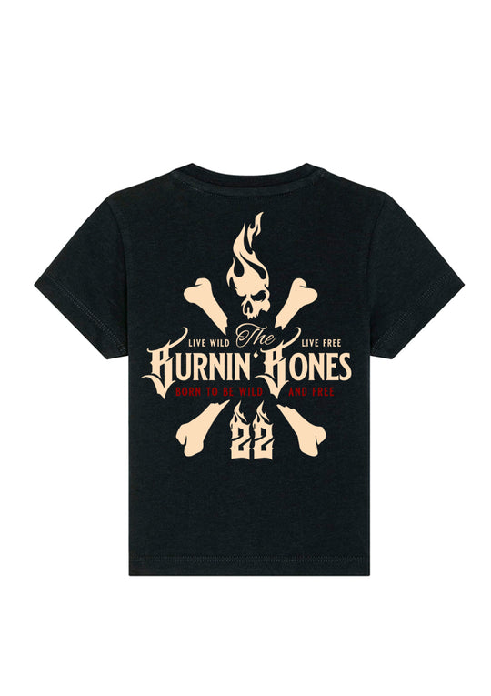 Baby Bandits T-Shirt - Skull Bones B/DR