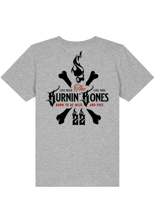 Little Bandits T-Shirt - Skull Bones G/RBR