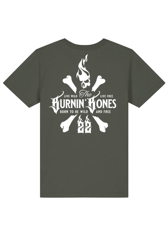 Little Bandits T-Shirt - Skull Bones K/W