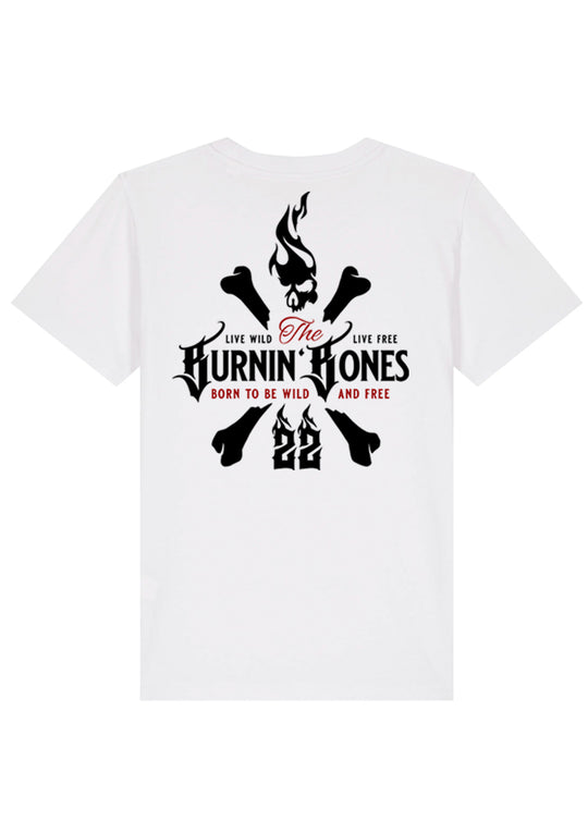 Little Bandits T-Shirt - Skull Bones W/RBR