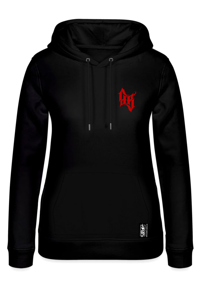 Hoodie Women BB22 Classic - Skull Bones B/R