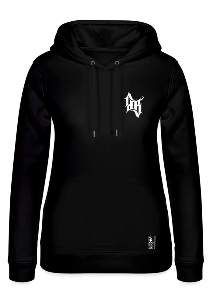 Hoodie Women BB22 Classic - Skull Bones B/WR