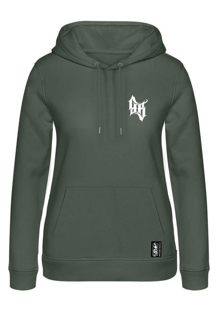 Hoodie Women BB22 Classic - Skull Bones K/W