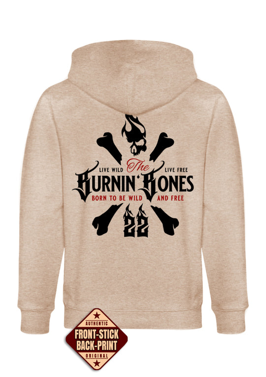 Hoodie-Jacke Men BB22 Heavy - Skull Bones S/RBR