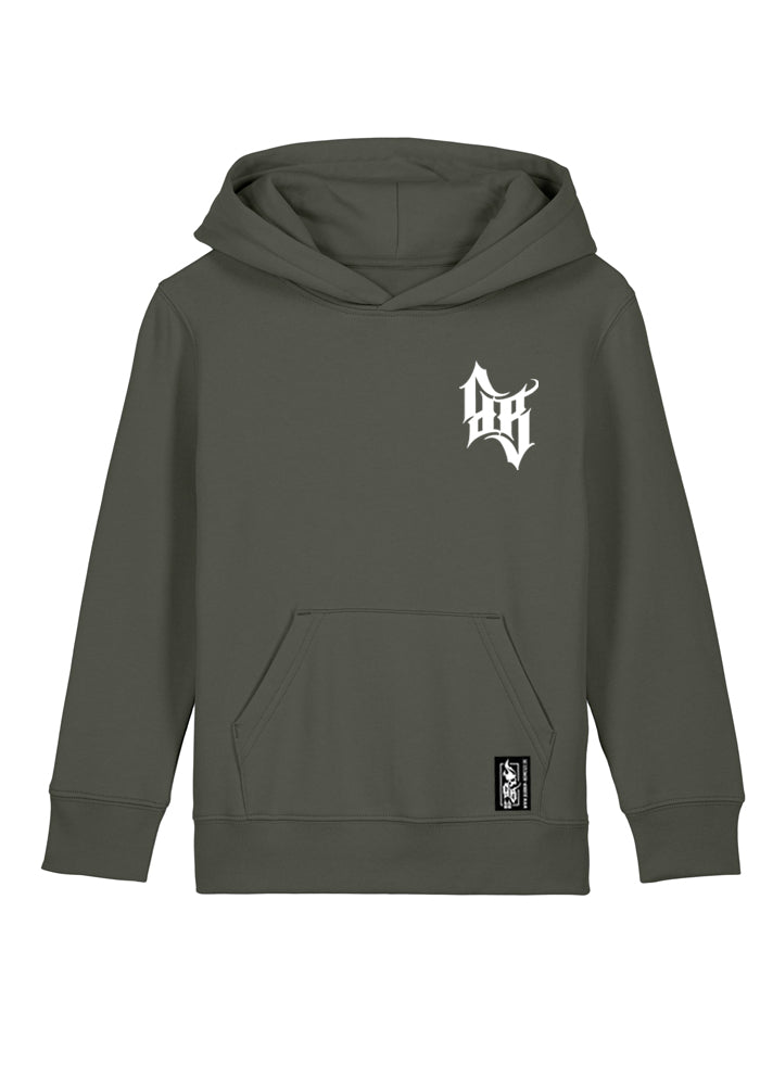 Little Bandits Hoodie - Skull Bones K/W