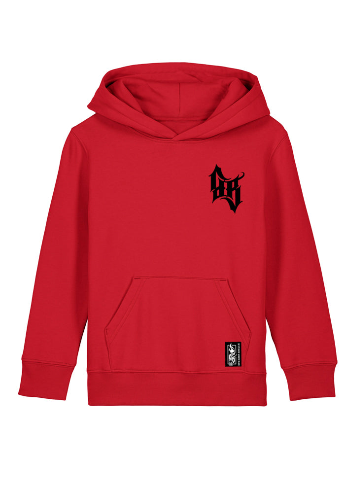 Little Bandits Hoodie - Skull Bones R/B
