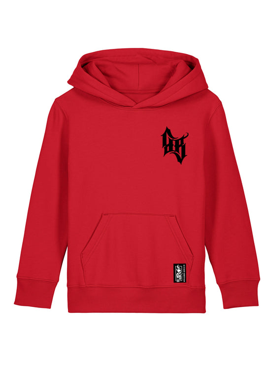 Little Bandits Hoodie - Skull Bones R/B