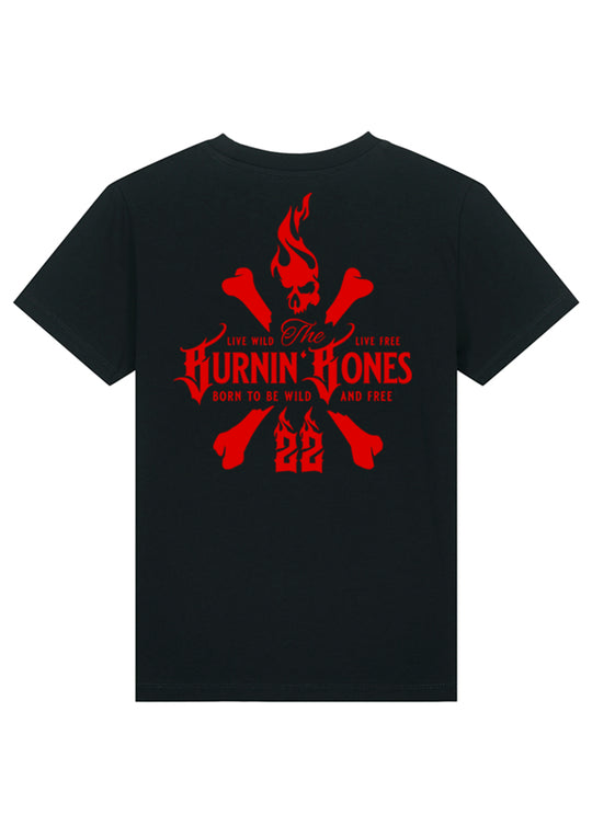 Little Bandits T-Shirt - Skull Bones B/R
