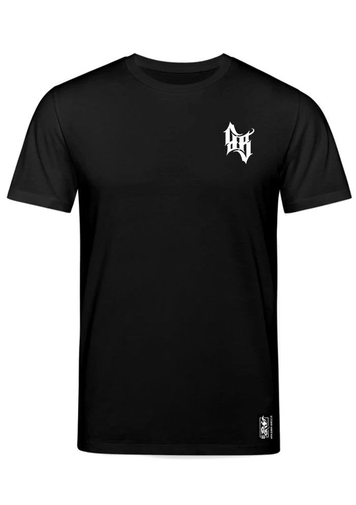 T-Shirt Men BB22 - Skull Bones B/WR