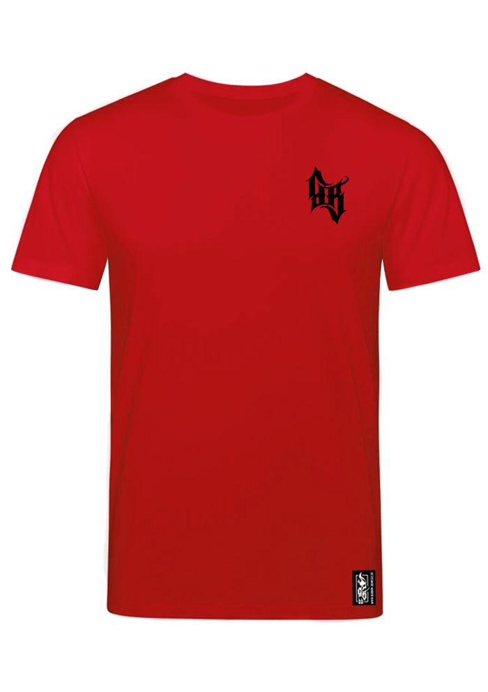 T-Shirt Men BB22 - Skull Bones R/B